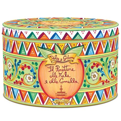 dolce gabbana pannettone|dolce and gabbana panettone tin.